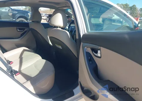 2014 Hyundai Elantra Limited from USA, damaged, VIN 5NPDH4AE2EH521890